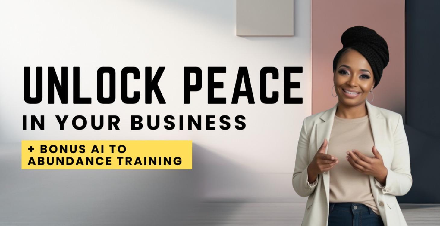 Unlock Peace + AI to Abundance Trainings