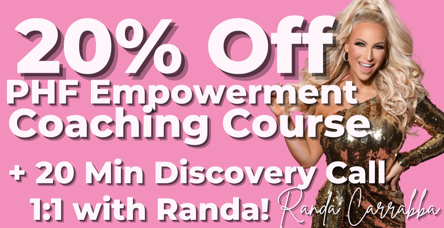 20 Min Discovery Call + 20% Off PHF Coaches Course