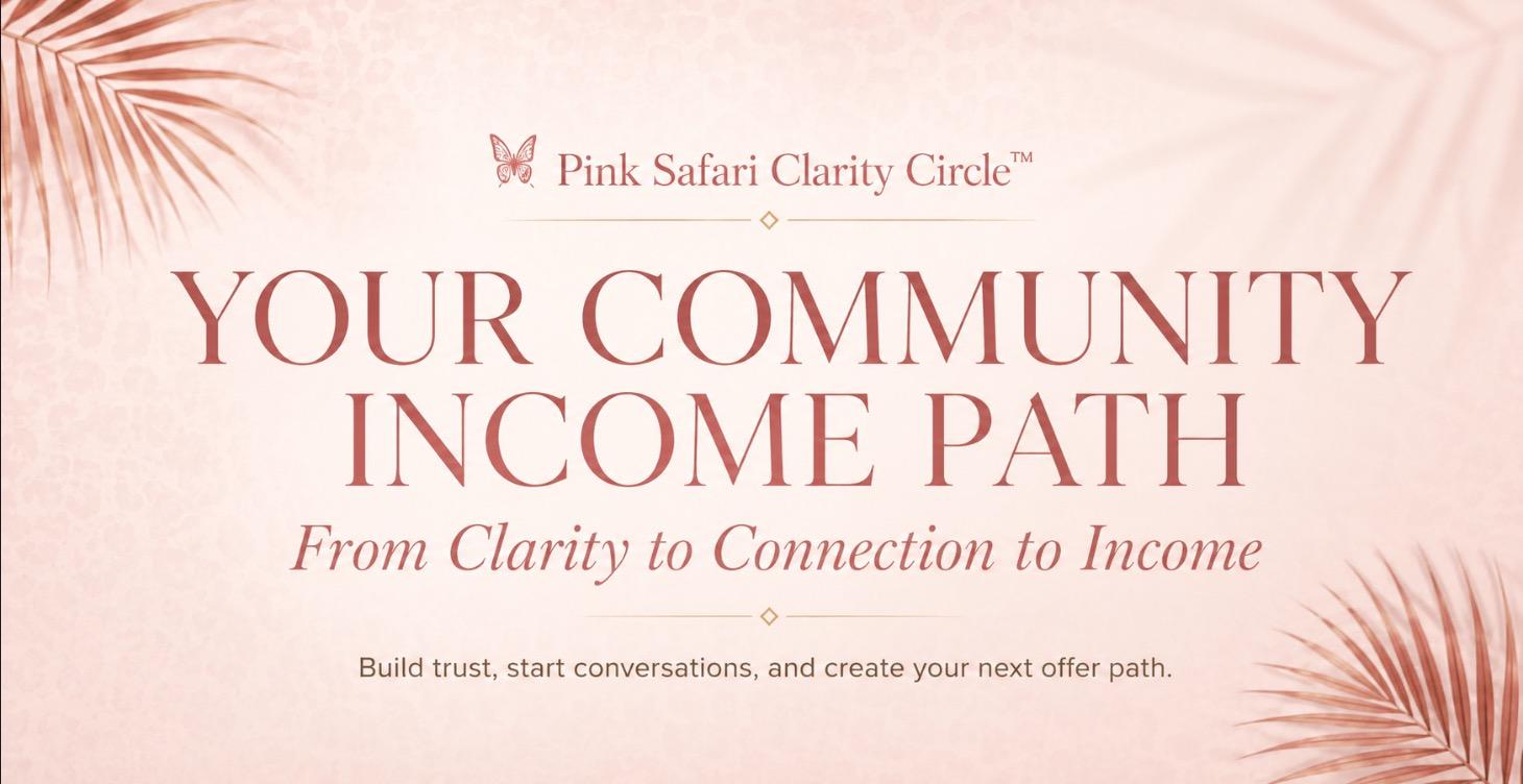 Module 08: Your Community Income Path