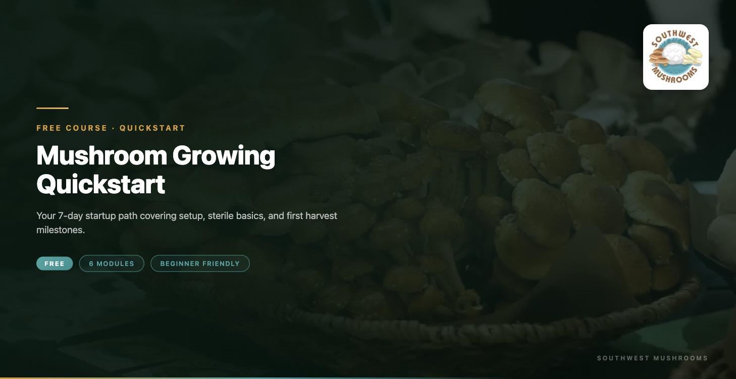 Mushroom Growing Quickstart (Free)