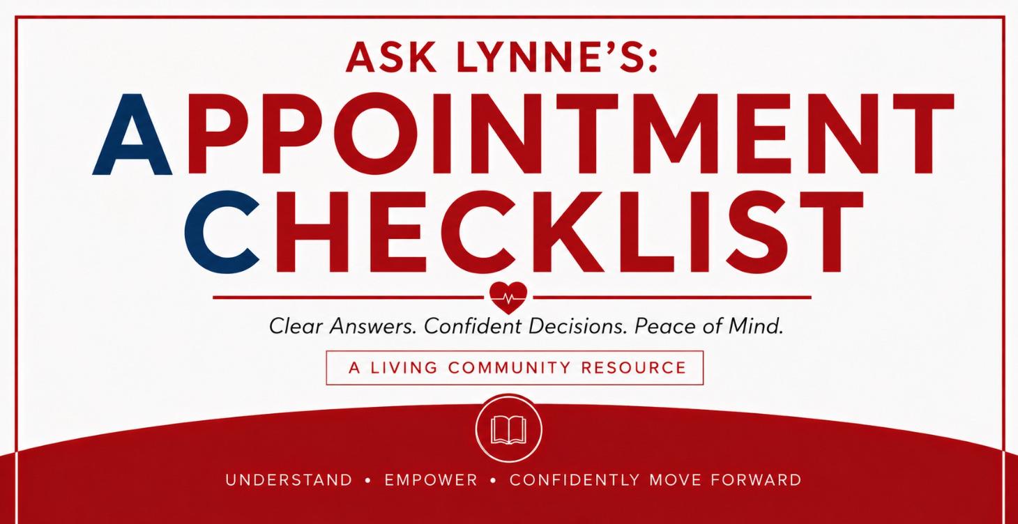 Ask Lynne's Appointment Checklist
