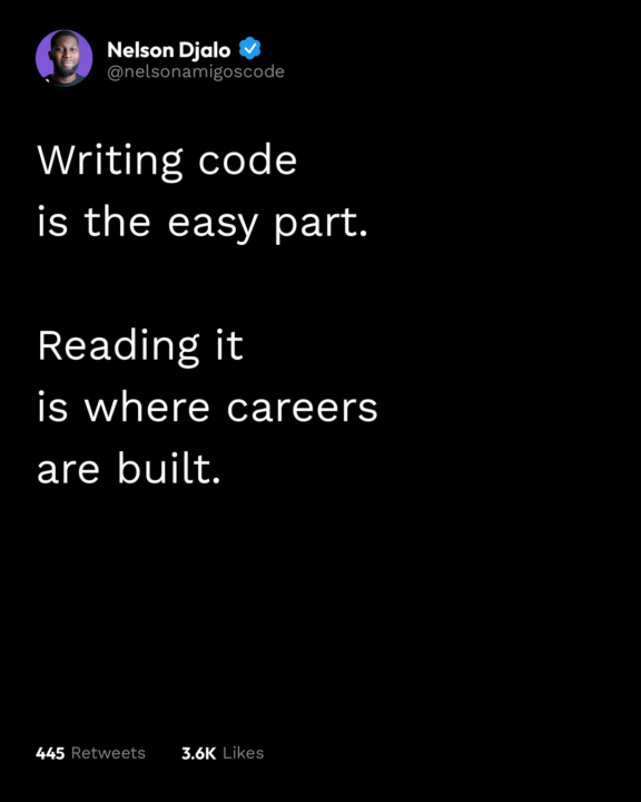 Writing code is the easiest part