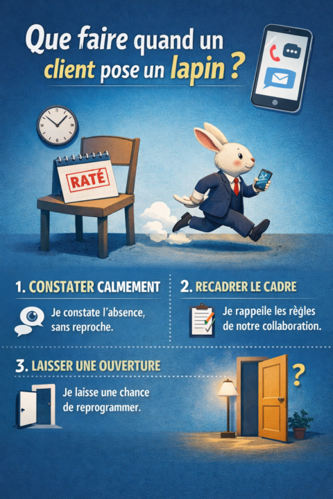Que faire quand un client pose un lapin ?