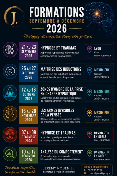 Les dates du 2nd semestre sont là!
