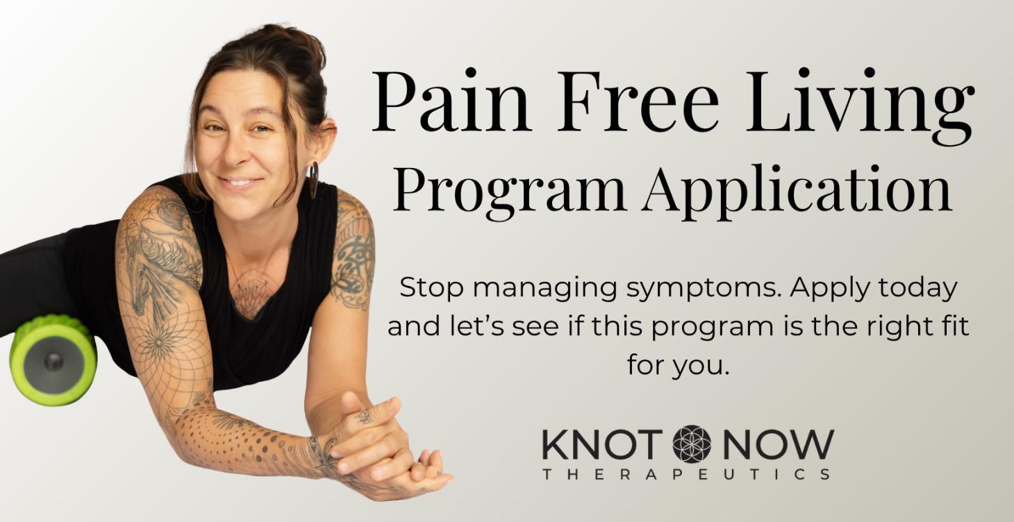 Application to the Pain Free Living Program