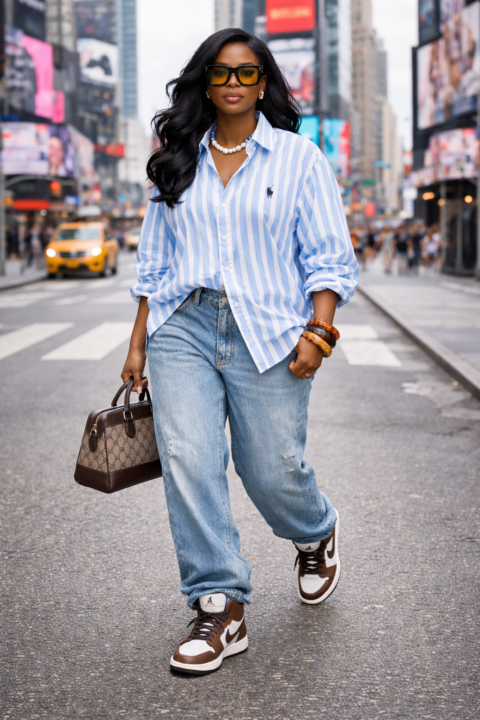 New York street girl prompt