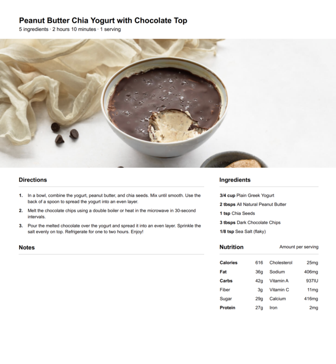 Healthy Snack Ideas