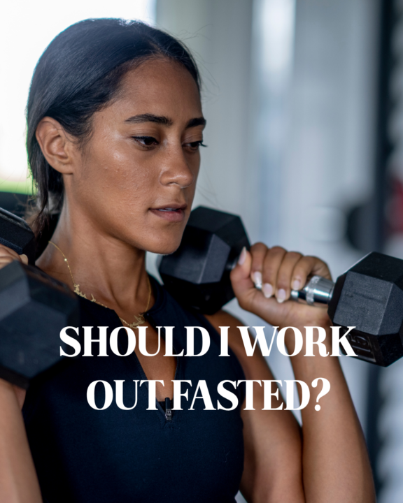 Should you work out fasted? LADIES- trust me on this!