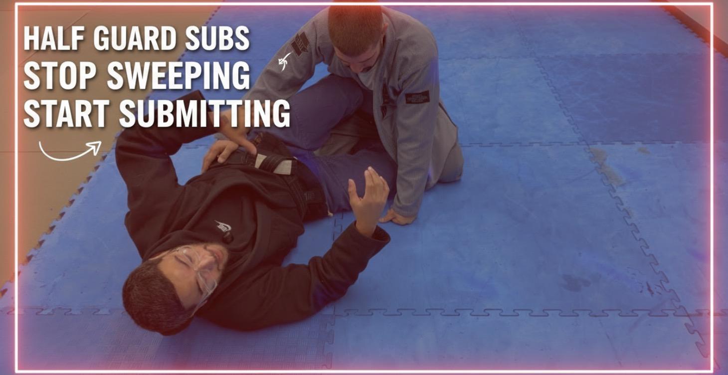 Half guard submissions