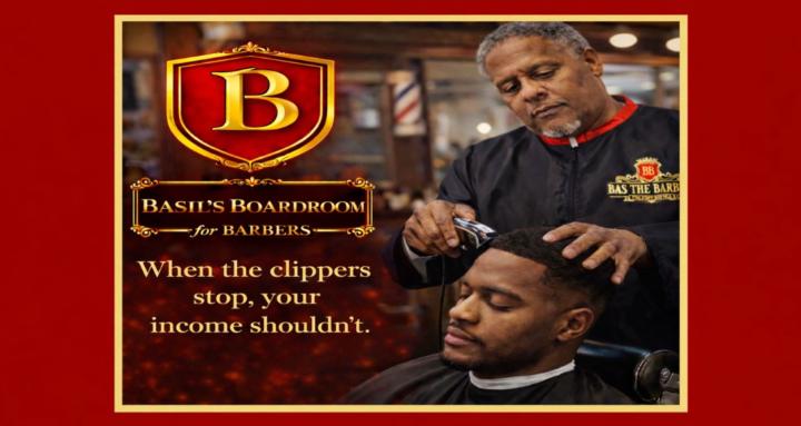 Basil's Boardroom for Barbers
