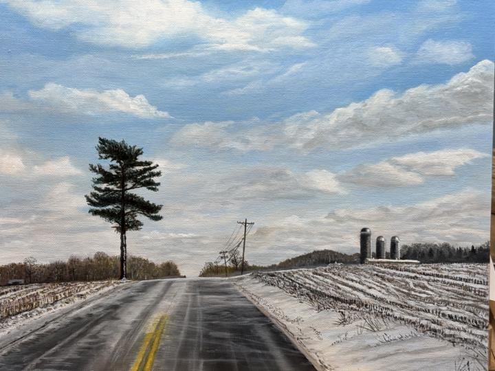11x14 oil on canvas “ Way Home”