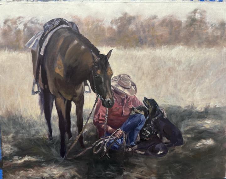 Drover and his mates. 