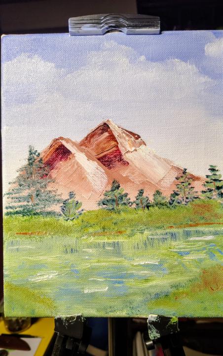 First complete oil painting 