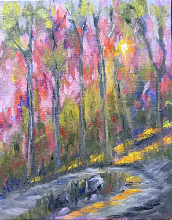 Experimenting with abstraction and colors