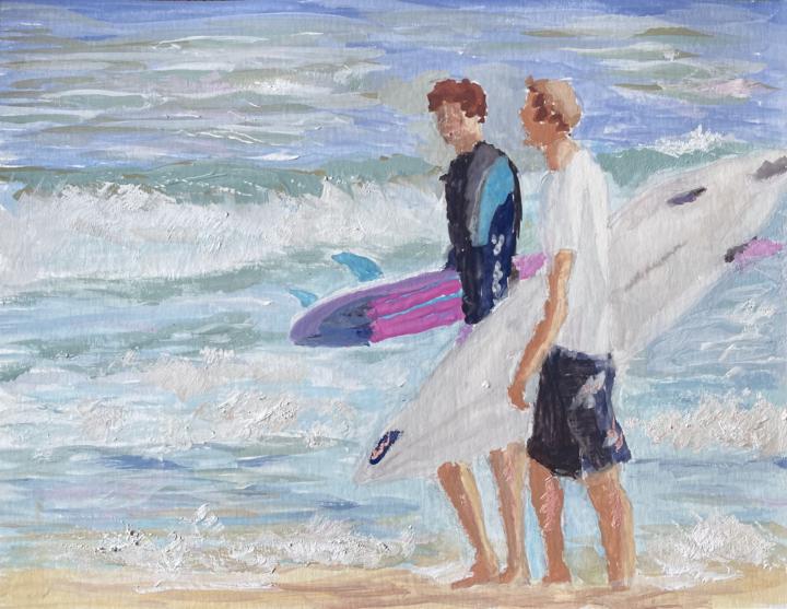 Small study in gouache