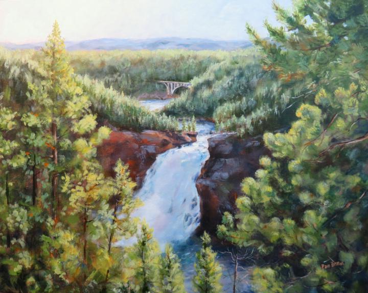 "Yellowstone Waterfall"