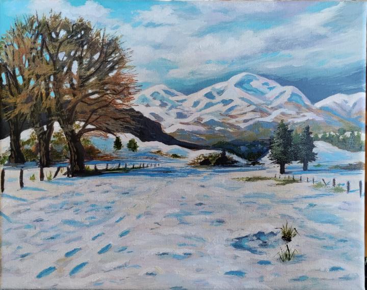 Winter scene after final class