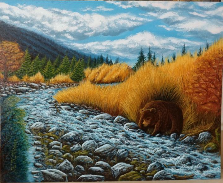 My 4th painting. 