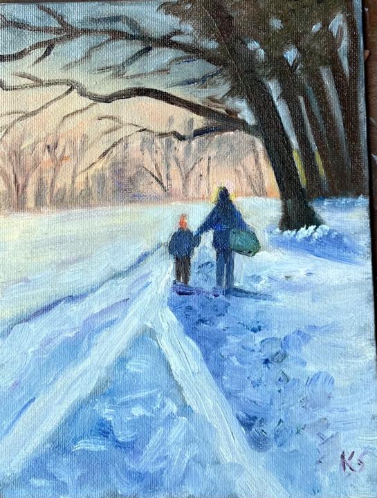 Daughter and Grandson