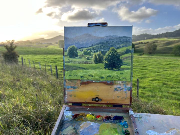 Plein Air Painting - Painting Trees in my Local Area