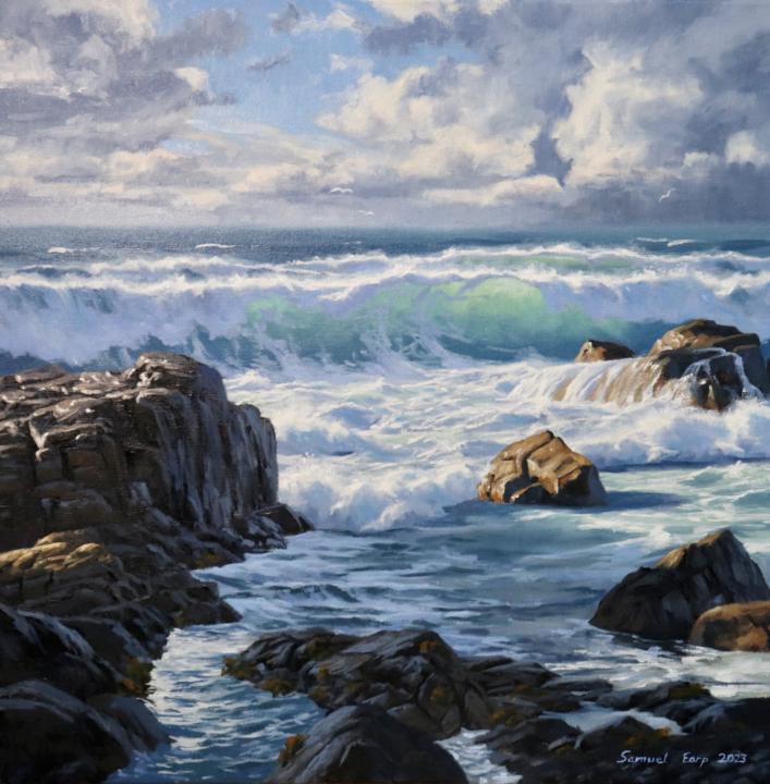 New Live 9-Week 'Mastering Seascapes in Oil' Course Starts This Monday (January 13th, NZ Time)