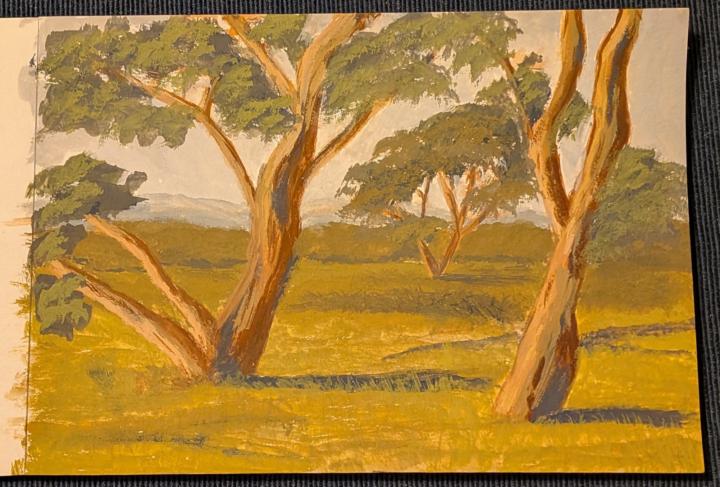 Painting trees 