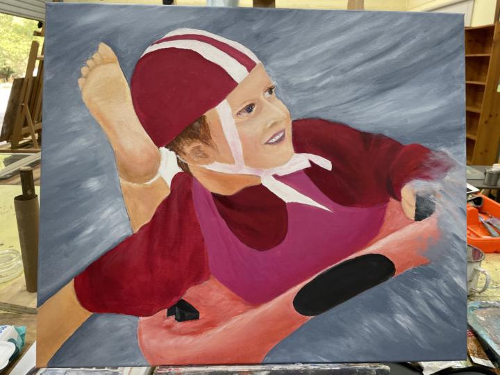 Another attempt of a portrait of one of the Grandchildren