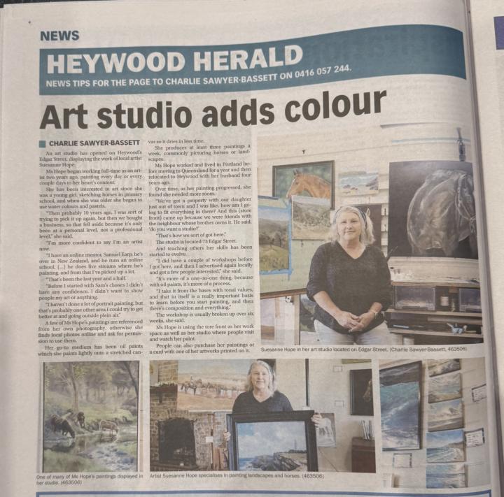 Made the local paper.