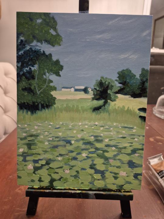 Tried out more of an impressionist style with this one. 