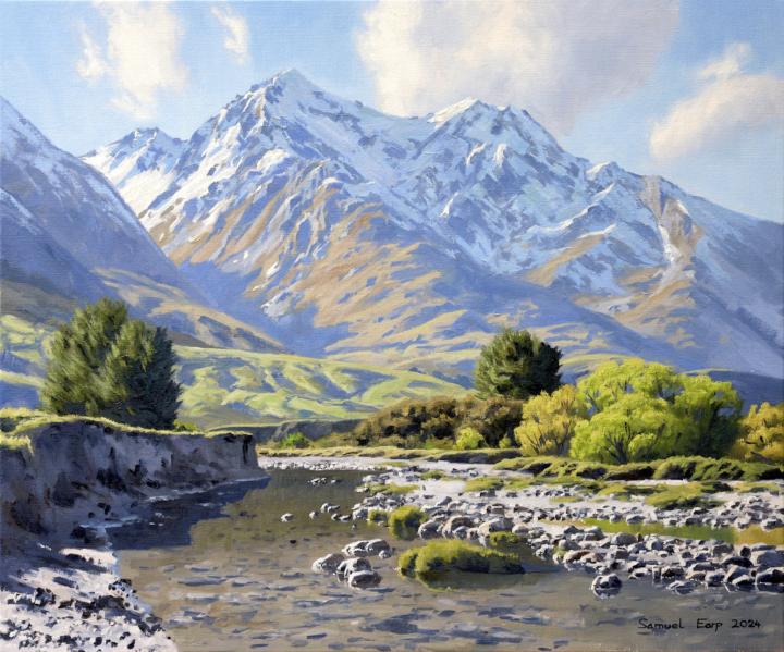 How to Paint a Stunning Mountain Landscape