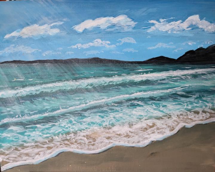 My 2nd sea landscape.