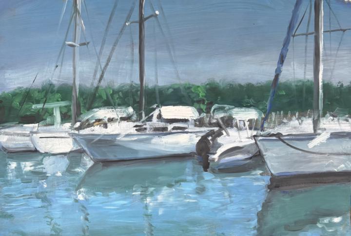 Boats in the harbor