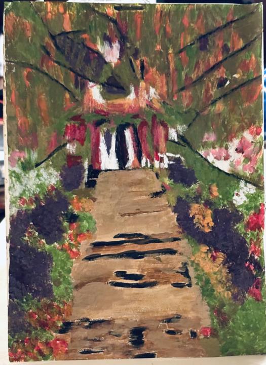 My version of Pathway in Monet’s Garden in Giverny