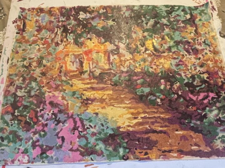Over midway of another version of Pathway in Monet’s Garden at Giverny