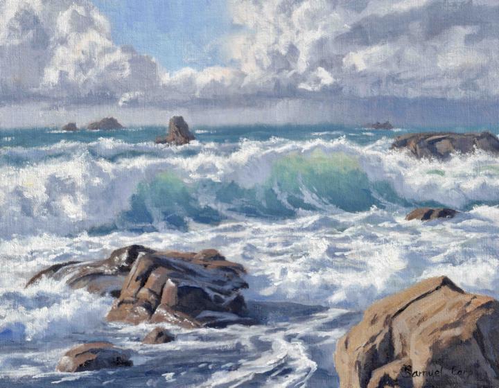 Recent Painting: Guernsey’s Coastal Symphony