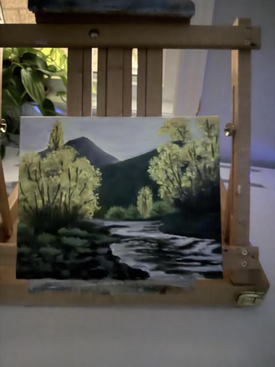 My First Step Into Oil Painting