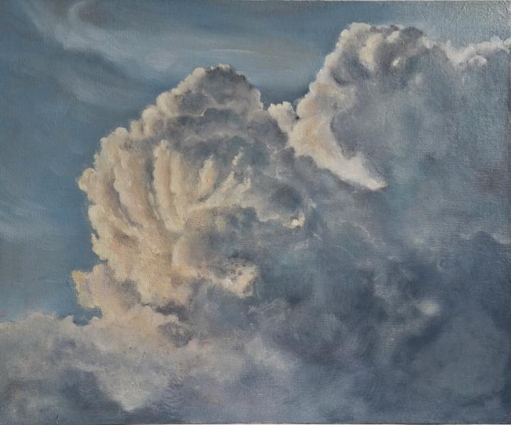 Cloud, oil on canvas