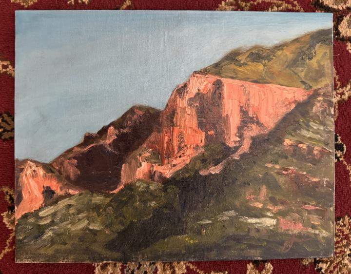 Painting in Zion National Park