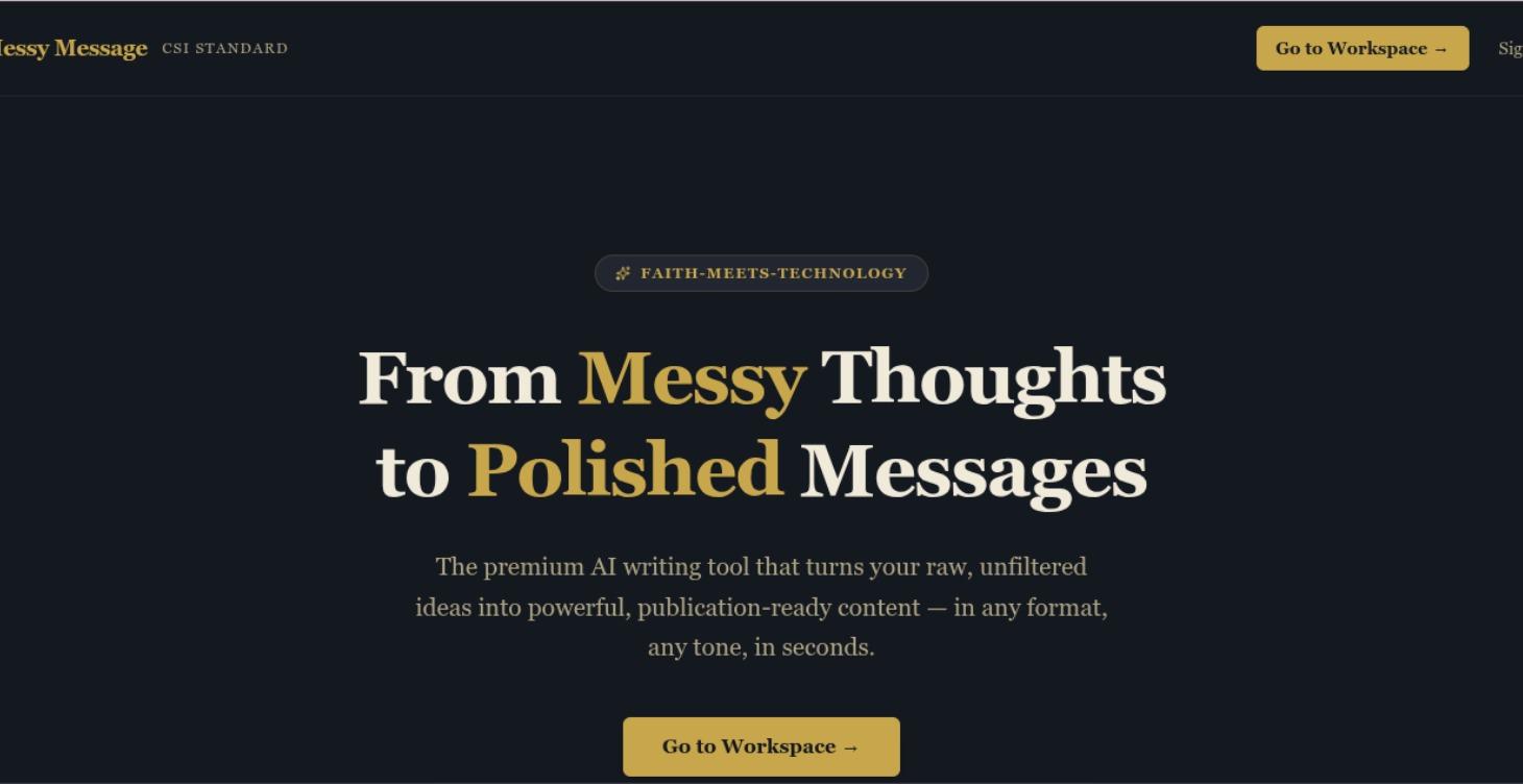 Messy Message App