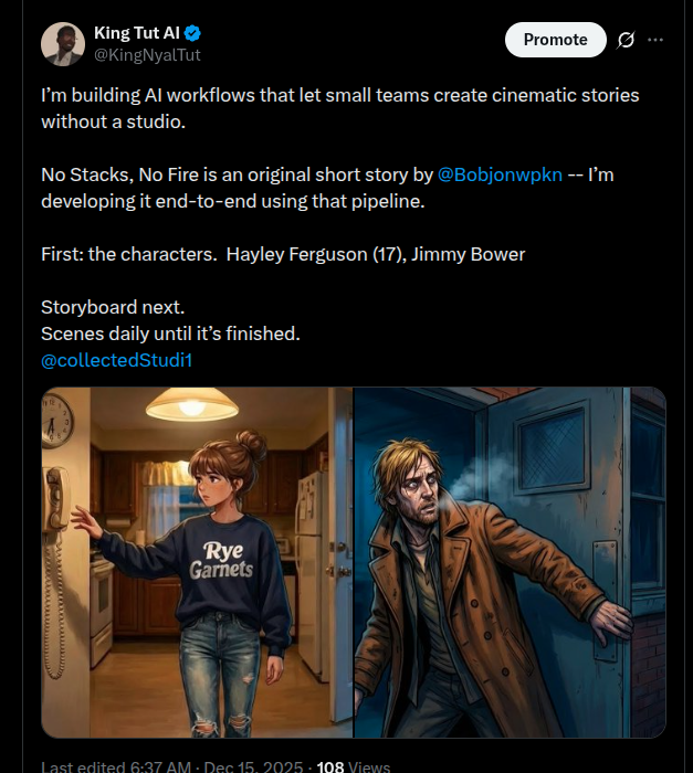 We’re live folks!! Im walking storyboarding workflow