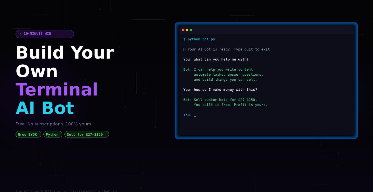 Terminal bot