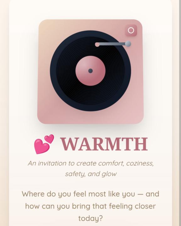 Warmth ❤️ What's your word spin ?