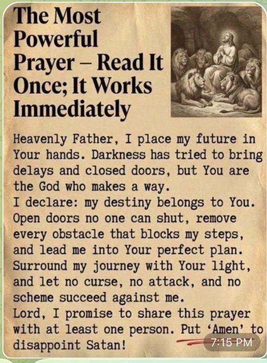 Powerful Prayer
