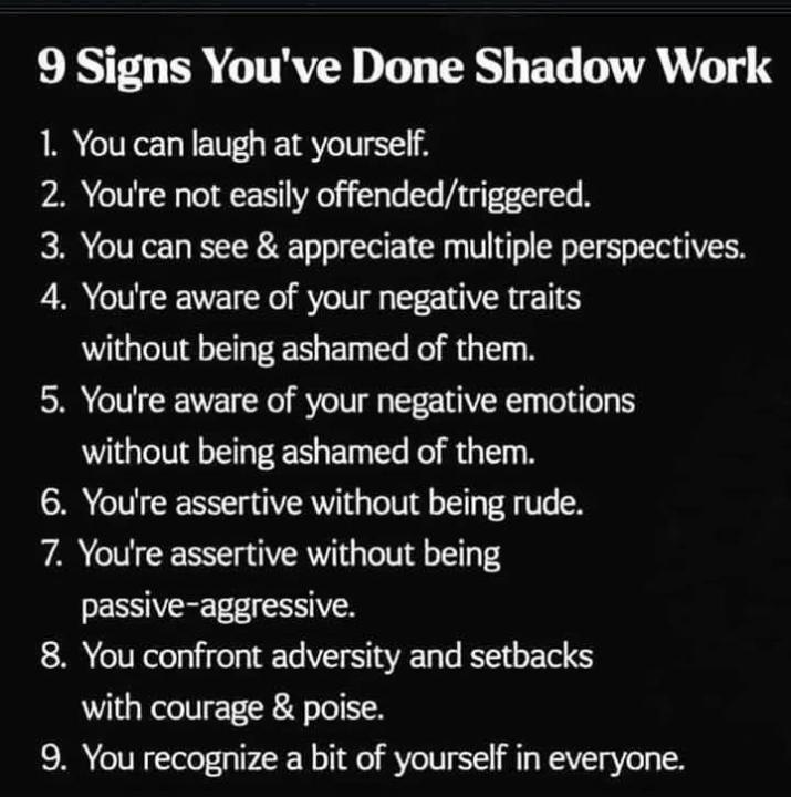 7 Signs You’ve Done Your Shadow Work