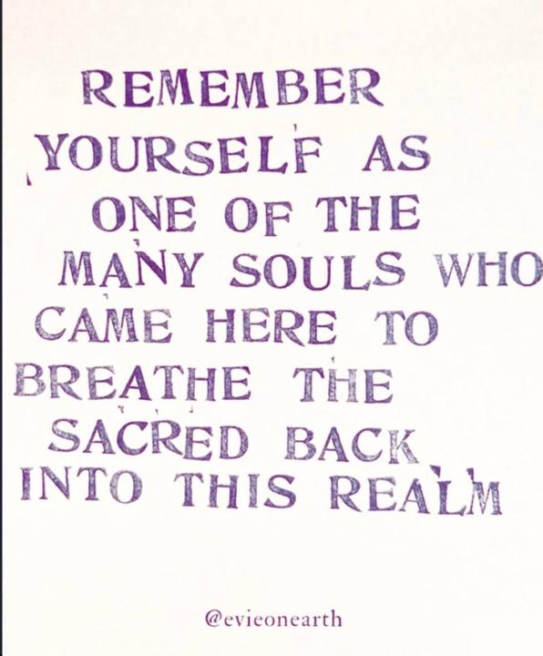 Breathe the Sacred Back Into ….