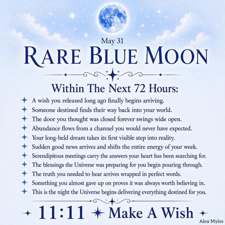 Full Blue Moon May 30