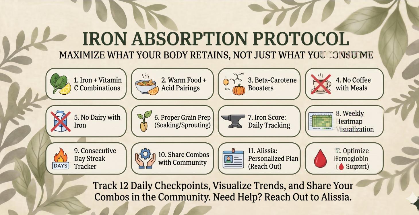 Iron Absorption Protocol