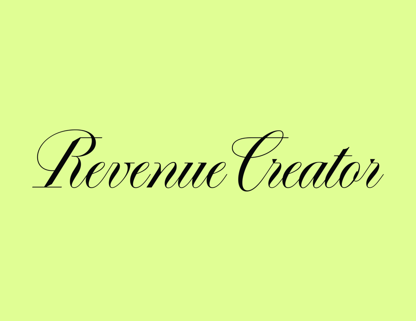 Revenue Creators