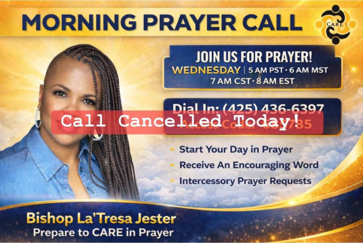 Prayer call cancelled today 