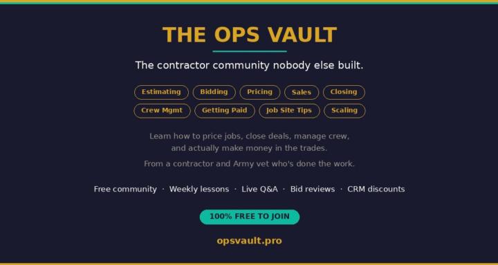 The Ops Vault